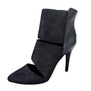 NIB Paprika Ainsley Black Cutout Ankle Boots Stiletto Heel Women's Size 8.5M